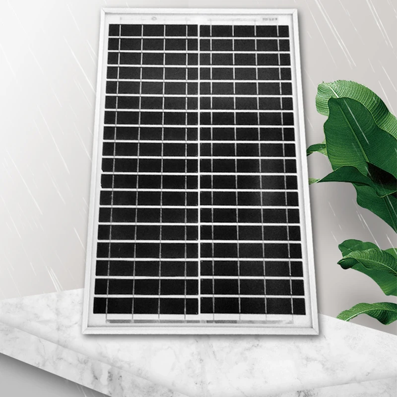 monocrystalline silicon 6V 18V 20W Solar Panel  System Photovoltaic panel charging Household lighting power generation assembly