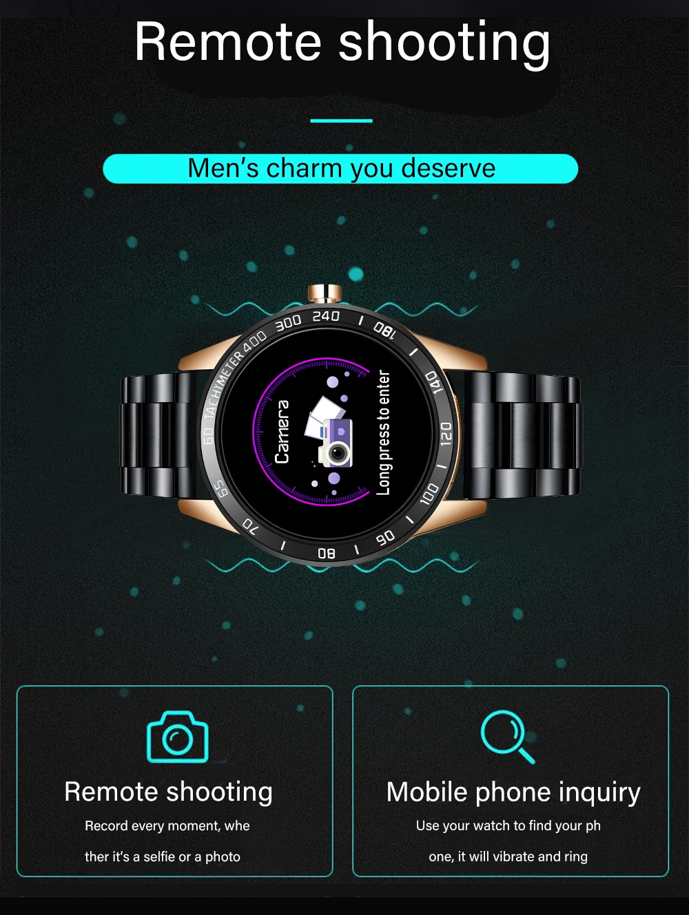 Lige новые умные часы для мужчин, водонепроницаемые спортивные часы для iPhone, пульсометр, кровяное давление, фитнес-трекер, умные часы, reloj inte lige nte