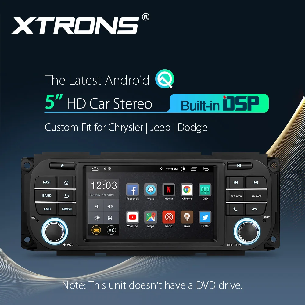 Автомобильная мультифункциональная стерео система XTRONS на Android экран 5 дюймов 16 Гб