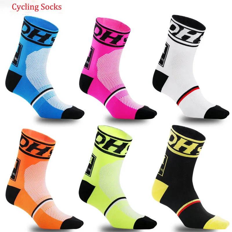 

2020 Anti Slip seamless Cycling Socks Integral Moulding High-tech Bike Sock Compression Bicycle Outdoor Running Sport Socks