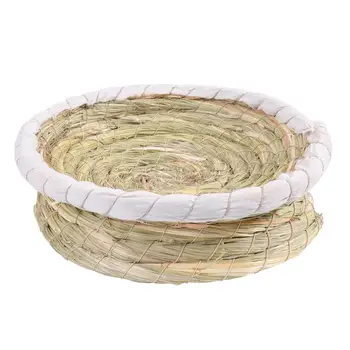 

1 Pc Handwoven Birds Nest Durable Natural Breeding House Sleeping Nest Nest for Dwarf Rabbit Hamster
