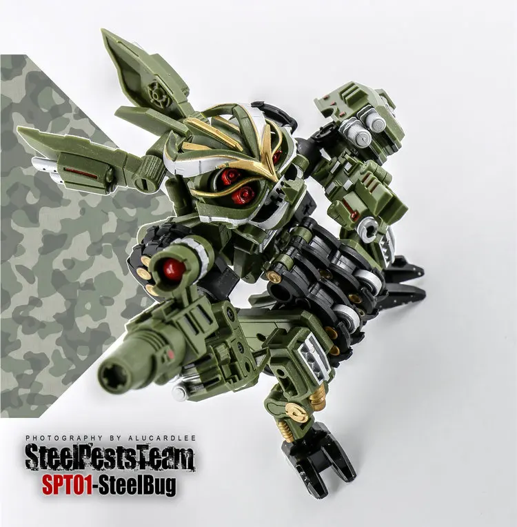 TFDream трансформация стали peststem SPT01 SPT-01 сталь Жук фигурка Робот Игрушки