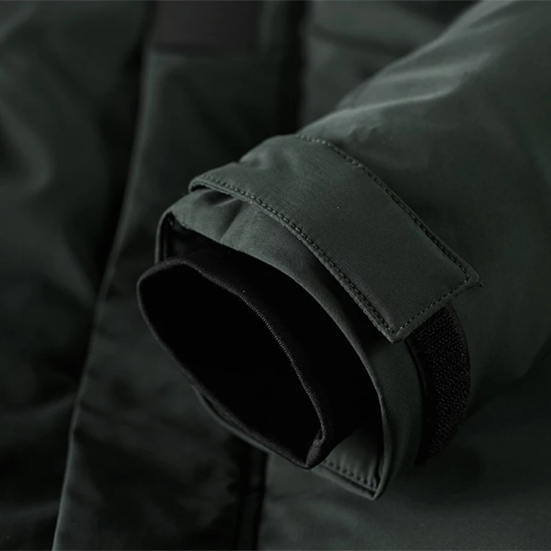 Winter Jacket Men Long Fur Collar Hooded Parka Thick Warm Army Military Tactical Windproof Outerwear Clothes