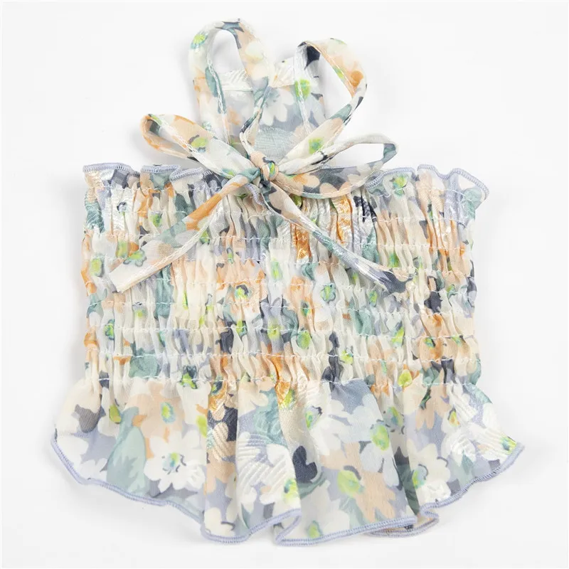 Puppy Dogs Fashion Summer Apparel Flower Small Poodle Skirts