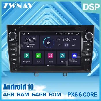 

PX6 4+64 Android 10.0 Car DVD Stereo Multimedia For Peugeot 308 Peugeot 408 Radio GPS Navi Audio Video stereo head unit free map