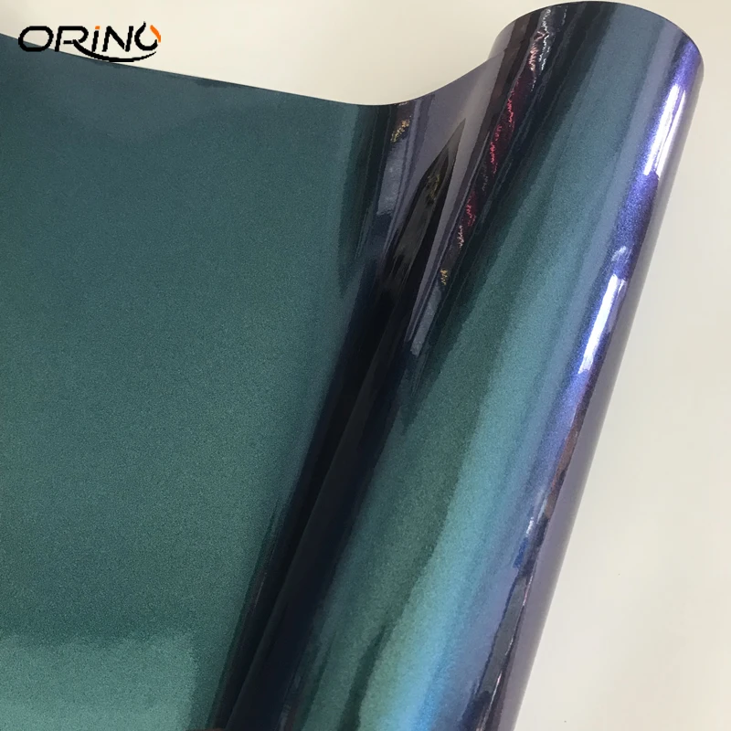 Gloss Pearl Chameleon Purple Blue Vinyl Film Wrap-6
