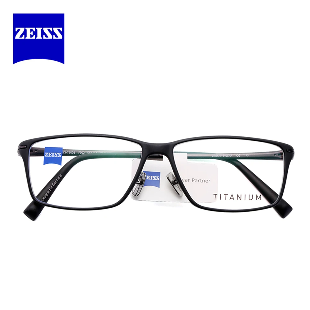 Montatura per occhiali da vista in titanio puro ZEISS montatura per occhiali  da vista miopia progressiva quadrata con montatura miope ZS75008 -  AliExpress Apparel Accessories