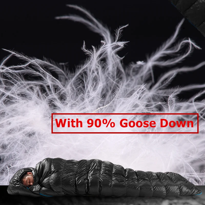 Naturehike Goose Down Sleeping Bag CW400 Waterproof Sleeping Bags Envelope Backpacking Traveling Hiking Camping Sleeping Bag