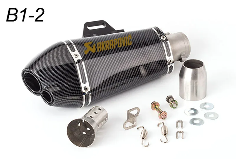 Мото rcycle akrapovic Yoshimura глушитель выхлопной трубы escape moto с DB killer для CB400 Z250 GSX250R RC390 Z900 MT03 GSXS750 - Цвет: B1-2