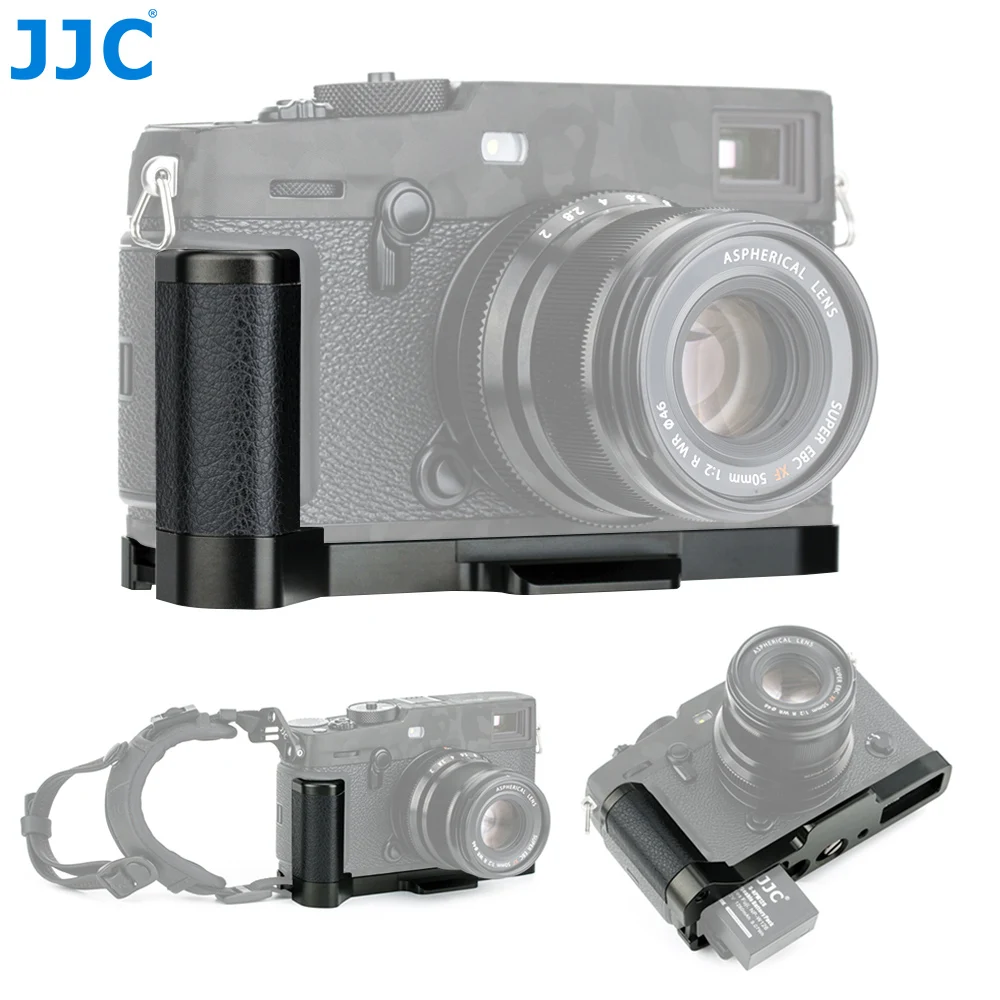 

JJC Metal Hand Grip L Bracket for Fujifilm XPro3 XPro2 XPro1 Replaces Fuji MHG-XPRO3 MHG-XPRO2 MHG-XPRO1 Arca Swiss Type L Plate