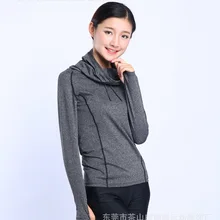 Осенне-зимняя спортивная одежда для фитнеса, бега, с длинными рукавами, пальто, линия, облегающая, быстросохнущая одежда для йоги, топы, женская одежда для фитнеса, бега