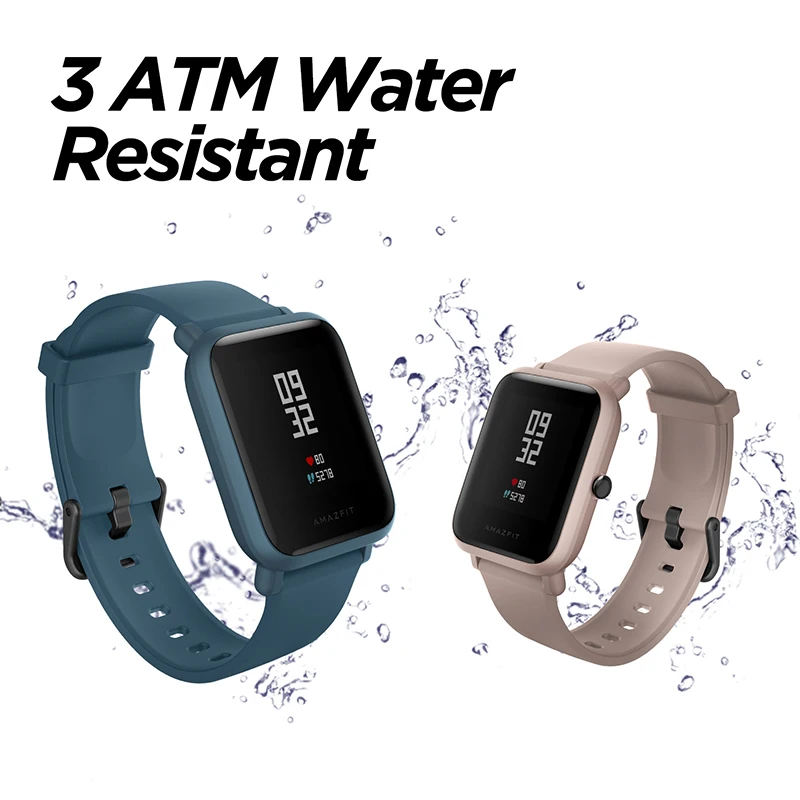 Amazfit Bip Lite Смарт-часы Для мужчин, глобальная версия, 45 дней Срок службы батареи 3ATM в соответствии со стандартом водонепроницаемости Смарт-часы с Bluetooth