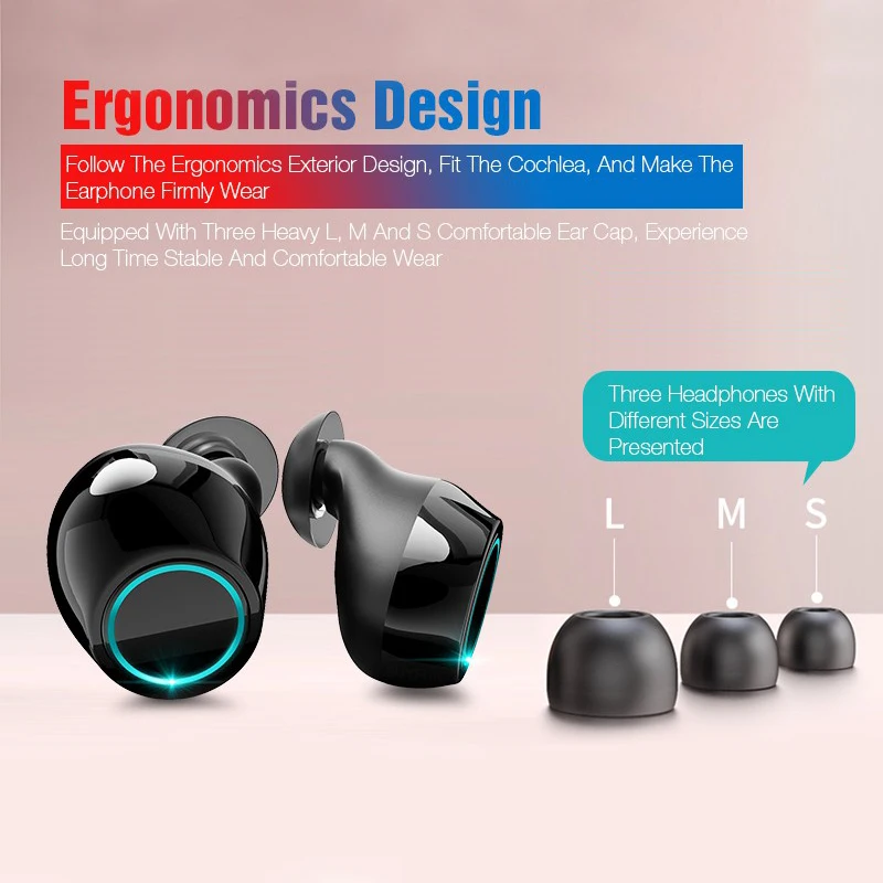 Двойные bluetooth 5,0 TWS наушники-вкладыши Smart Touch водонепроницаемые Hi-Fi стерео наушники с портативной зарядной коробкой