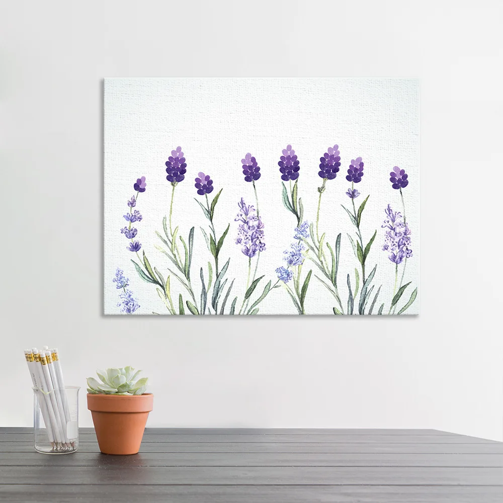 

Fresh Simple Lavender Fingerprint Painting Attendance Decoration Wall Birthday Party Activity Paty New Style FPBD014