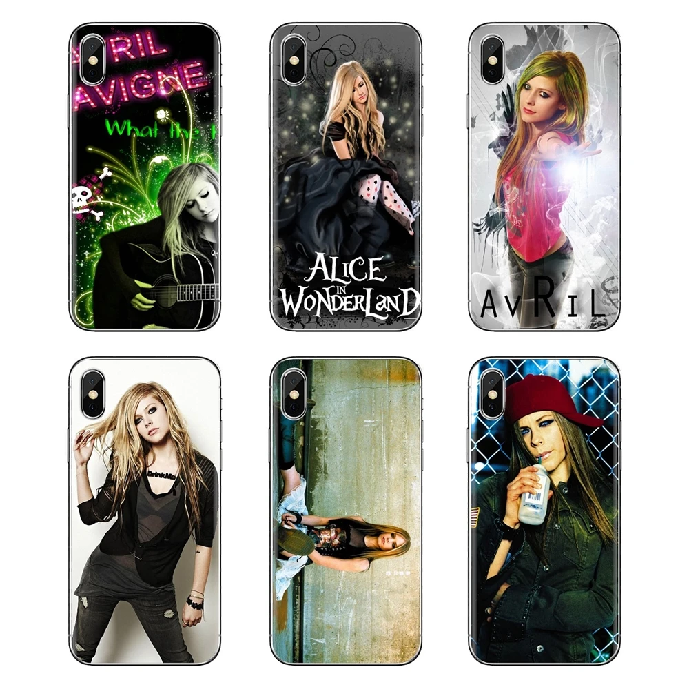 Avril Lavigne Music Star American For iPod Touch Apple iPhone 11 Pro 4 4S 5 5S SE 5C 6 6S 7 8 X XR XS Plus Max Soft Shell Covers |