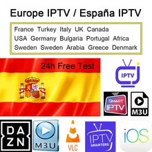 Espagnol-Soporte de televisor inteligente, Super estable, compatible con IP, m3u,android,IOS,PC,anual, 2021