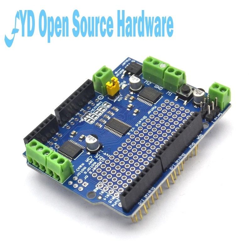 IIC I2C TB6612 Mosfet шаговый двигатель PCA9685 ШИМ Серводвигатель щит V2 для Arduino робота PWM Uno