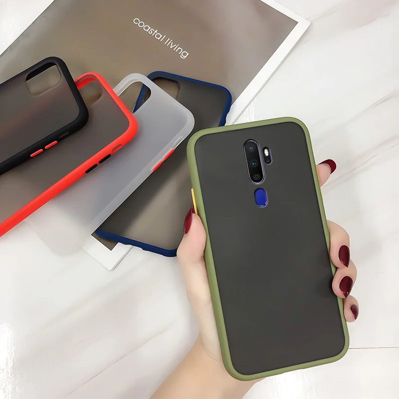Чехол Winndrum для OPPO A9 2020 A5 RENO 2Z 2F Z 10xZOOM ACE F11 PRO reno 3 pro противоударный жесткий матовый