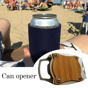 

Go Swing Topless Can Opener Manual Can Opener Bottle Topless Tool Kitchen Can Opener Beer Beverage Bottle Opener Wooden O0H9