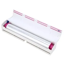 Food Plastic Cling Wrap Dispenser Preservative Film Cutter Kitchen Tool Accessories Cooking Tools