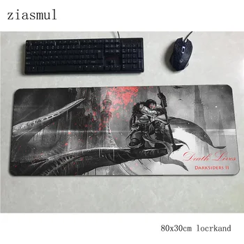 

darksiders mouse pad 80x30cm mats anime Computer mouse mat gaming accessories thick large mousepad keyboard games pc gamer