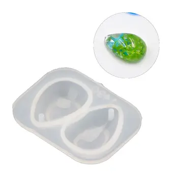 

Teardrop Shape Pendant With Hole Craft DIY Silicone UV Resin Jewelry Mold