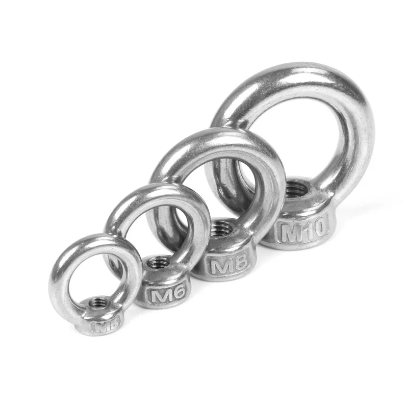 M5 M6 M8 Bulloni Occhielli Anelli Viti Vite Occhiello DIN444 A2 - Foto 8