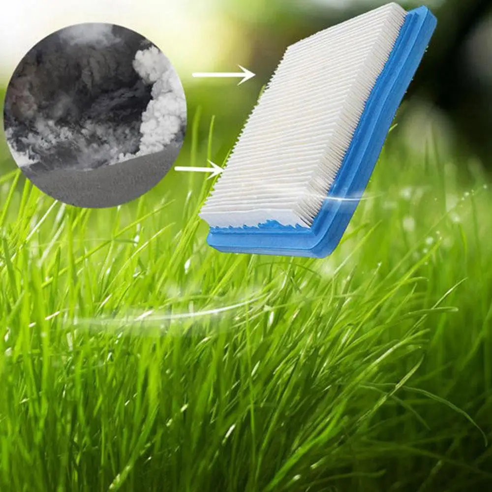 

Blue Lawnmower Air Filter Lawn Machine Tools Durable Air Filters Mower Filter Accessories Practical Portable