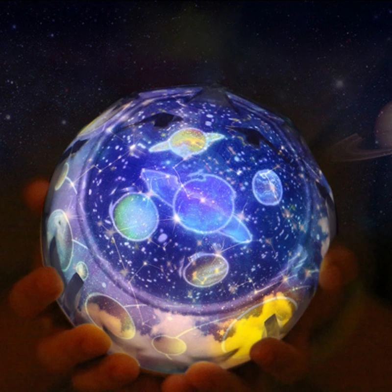 

Romantic Valentine's Day Gift Universe Starry Sky Projection Night Light Rotating Starry Sky Dreamy Glowing In Dark Kids Toys