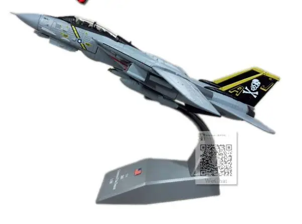 1/100 военная модель игрушки F14 Tomcat F-14A/B AJ200 VF-84 истребитель литой металлический самолет модель самолета для коллекционирования