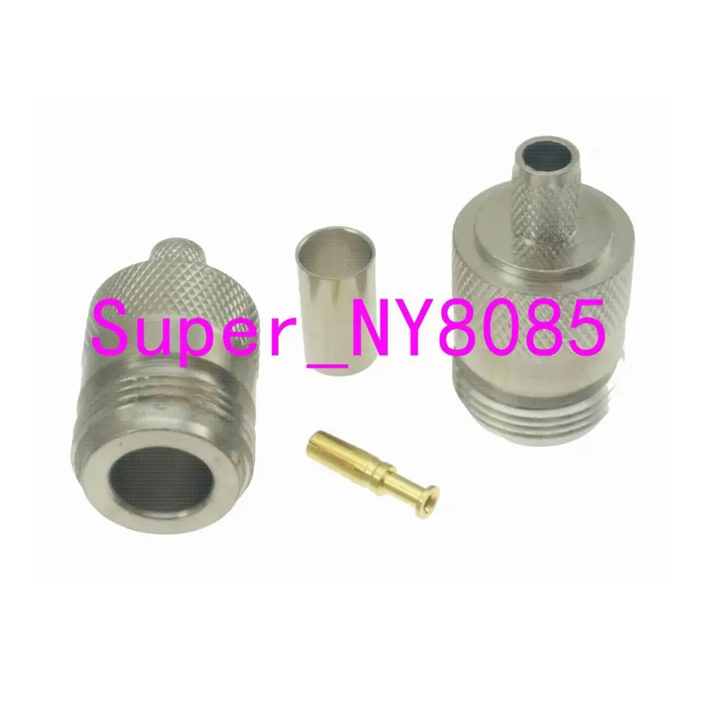 Соединитель N гнездо обжимной RG8X RG 8X LMR240 кабель прямой|female n connector|female connectorfemale crimp |