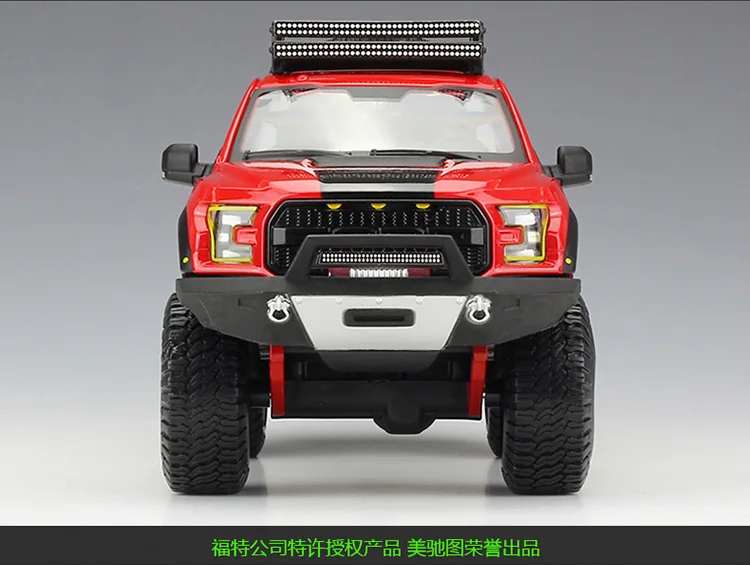 MAISTO 1/24 масштабная модель автомобиля игрушки Ford F-150 Raptor модифицированная версия автомобиль из литого металла модель игрушка для коллекции, подарок, дети
