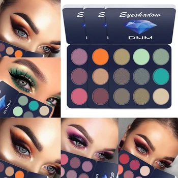 

DNM New 1Pc Shimmer 9-colors Eyeshadow Palette Matte gradual change Pearlescent Eye shadow Novice Makeup Cosmetics TSLM2