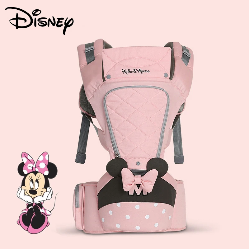 

Disney 0-36 Months Bow Breathable Front Facing Baby Carrier Hipseat 20kg Infant Comfortable Sling Backpack Pouch Wrap Carriers