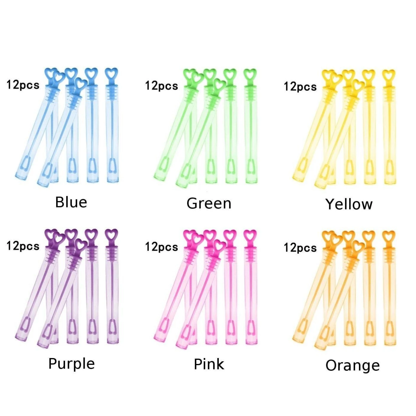 12 шт. в форме сердца, пузырьковая палочка, свадебные флаконы для мыла, вечерние украшения