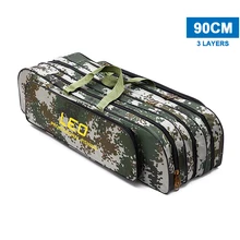 80 см/90 см Рыболовная Сумка удочка Катушка рыболовная удочка снасть инструмент дорожная сумка для хранения рыболовная крышка сумка два/три слоя