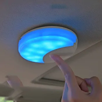 

Rechargeable LED Car Reading Light Touch Type Interior Roof Doom Lamp Magnetic LED Car Styling Night Light Atmosphere Lamp