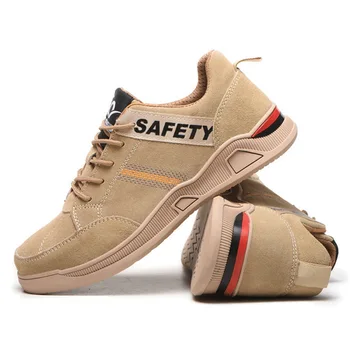 

New Men Work Boots New Men Casual Shoes Comfortable Men Shoes Breathable Walking Sneakers Work Shoes Feminino Zapatos Big Size