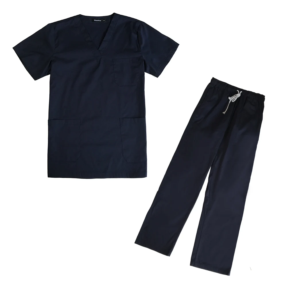 Униформа медсестры, Женский медицинский набор, Униформа, белая, красная, костюм медсестры, женский, больничный, рабочая одежда Unise - Color: Dark blue
