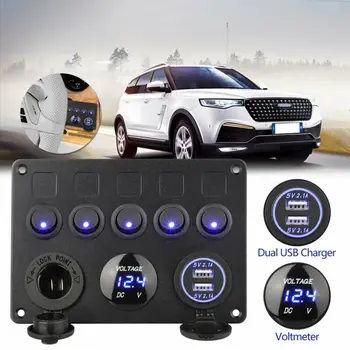 

Interior Switch Controls Breaker Waterproof 12V~24V Rocker Accessories