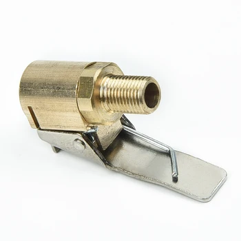 

Car Valve Connector Auto 8mm Chuck Clip Air pump Inflator Tyre Wheel Adapter Brass