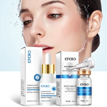 

Six Peptides Face Serum + Acne Scar Removal Face Cream Essence Skin Care Moisturizing Face Essence Acne Treatment