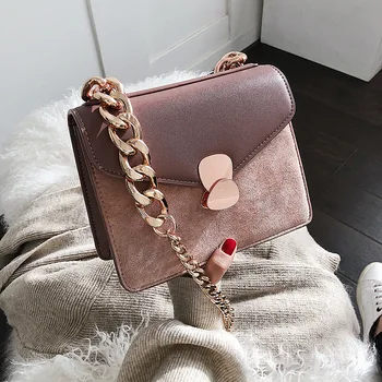 

The New Small Package Contrast Shoulder Crossbody Chain Small Simple Bags