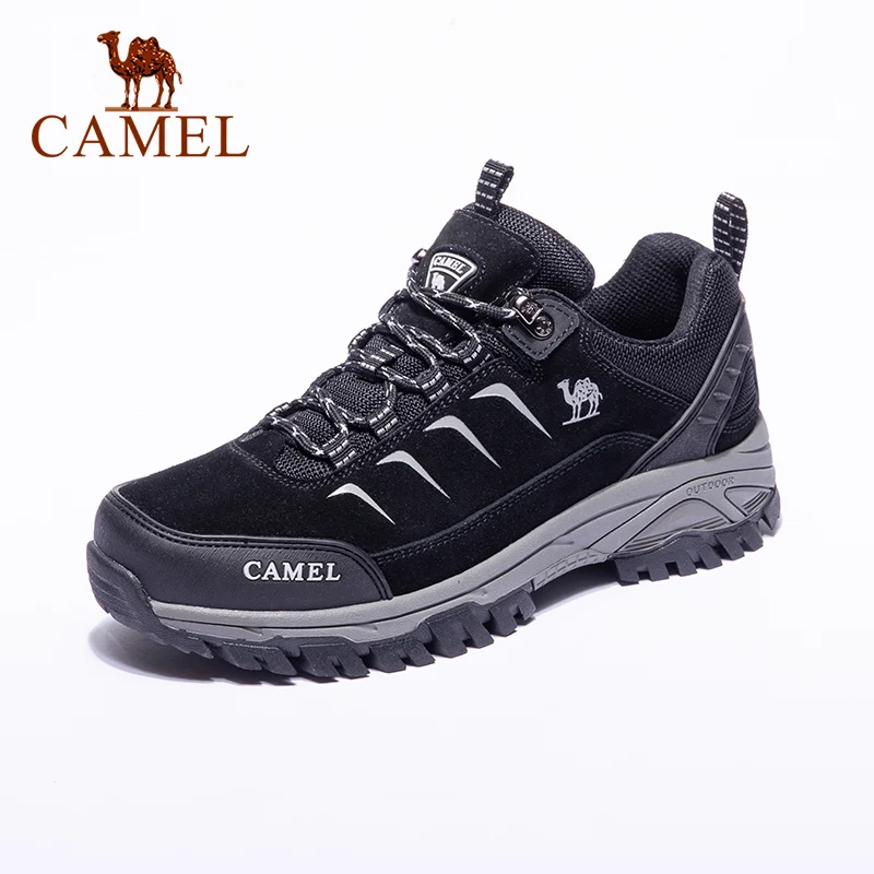 CAMEL/Новое поступление; мужские и женские Треккинговые ботинки для пар; прочные нескользящие теплые дышащие уличные треккинговые ботинки для альпинизма