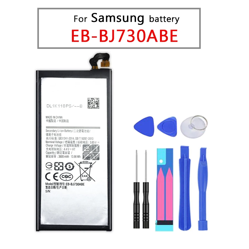 Для samsung EB-BJ730ABE батареи для Galaxy J7 Pro 2017 J730GM J730K SM-J730F SM-J730G SM-J730DS 3600mAh | Мобильные