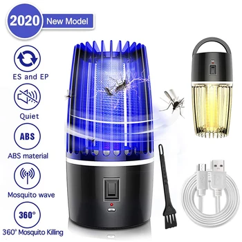 

2020New Electric LED Mosquito Killer Lamps Mosquito Fly Trap Light Anti Mosquito Repellent Killer Pest Control Insect Repeller