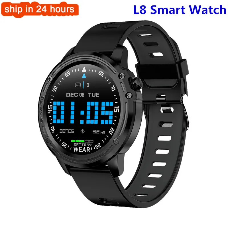 black with gray L8 Y7 Смарт часы браслет кровяное давление кислородный спортивный трекер smartwatch водонепроницаемый монитор сердечного ритма браслет для мужчин и женщин - Цвет: black with gray L8