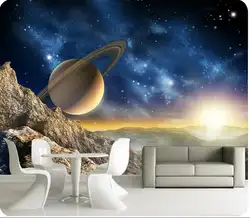 Пользовательские 3d росписи 3D большая звезда вселенная; Космос фреска гостиной диван обоев рабочего стола персонализированные обои для