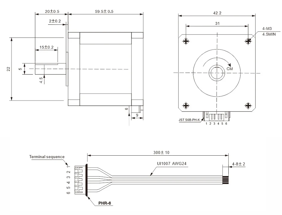 precisão 2 fase diy kit cnc 42*42mm para a impressora 3d