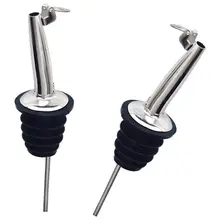 6 шт нержавеющая сталь поток ликер напитки Вино Масло Бутылка Pourer серебро